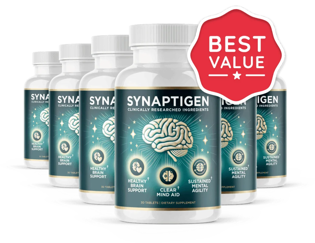 Synaptigen supplement six bottle